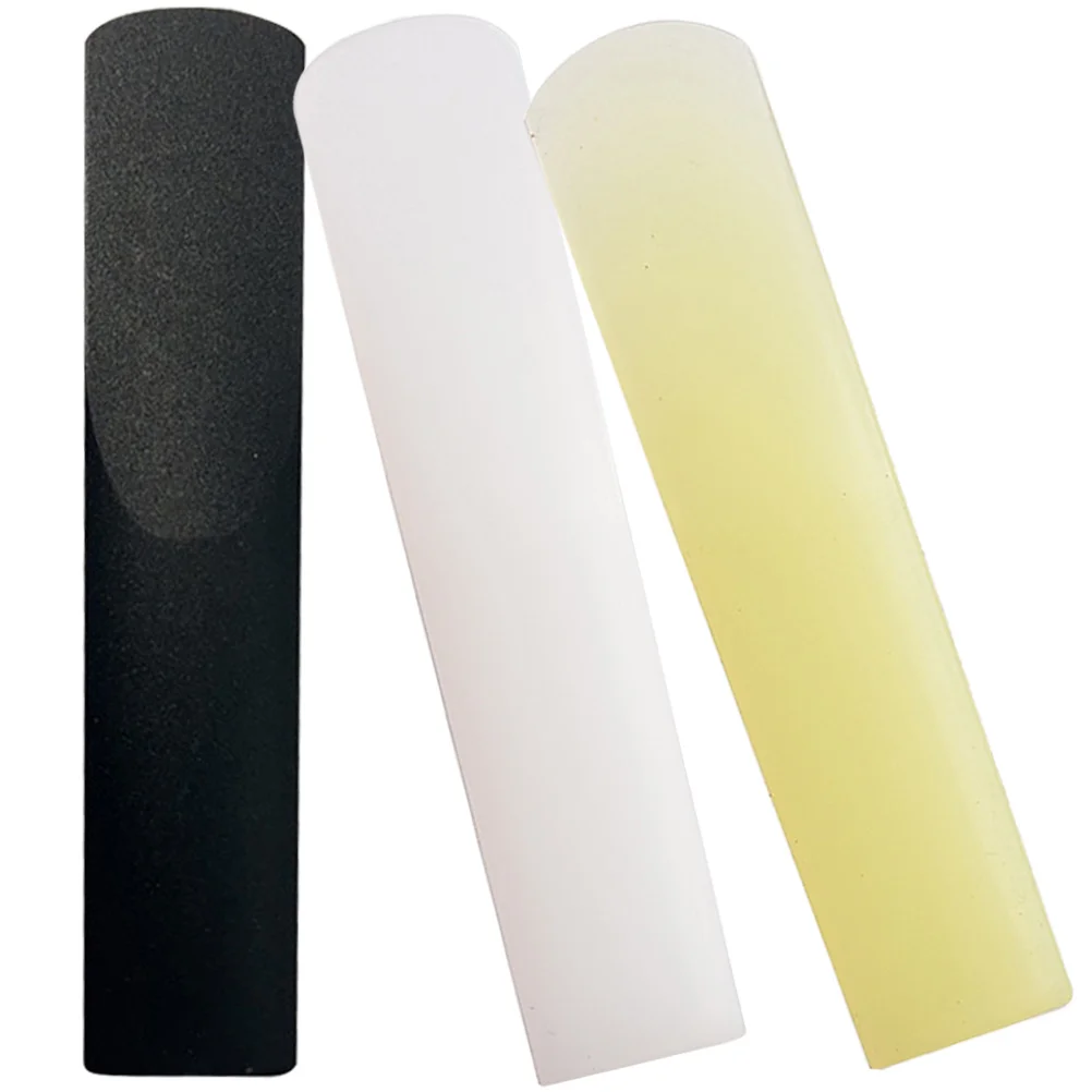 

3 Pcs Flute Whistle Saxophone Supplies Alto Resin Reeds Mute Replacement Clarinet