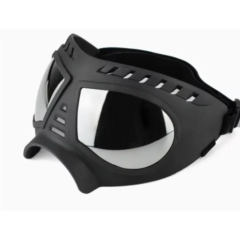 ZHAYA Dog Goggles for Large Breeds Protection Pet Sunglasses Windproof Snowproof Soft Frame Elastic Adjustable Straps Eye