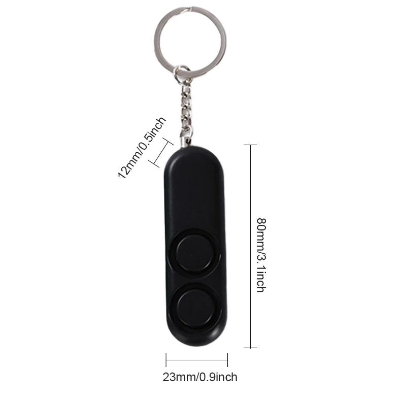 Portable Self-Defense Alarm 130dB Safety Sound Anti-Wolf Device Children And Women Outdoor Distress Protection Alarm Keychain