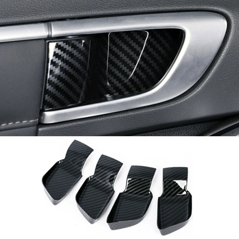 

For 2019-2024 Hyundai Sonata DN8 Interior Door Handle Trim Covers ABS Carbon Fiber Effect