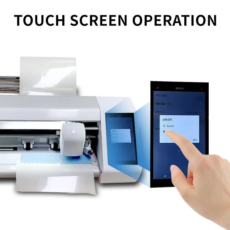 Hot Sale 2025 High Precision Roll Hydrogel & TPU Screen Protector Smart Film Cutting Machine For Mobile Phone Use