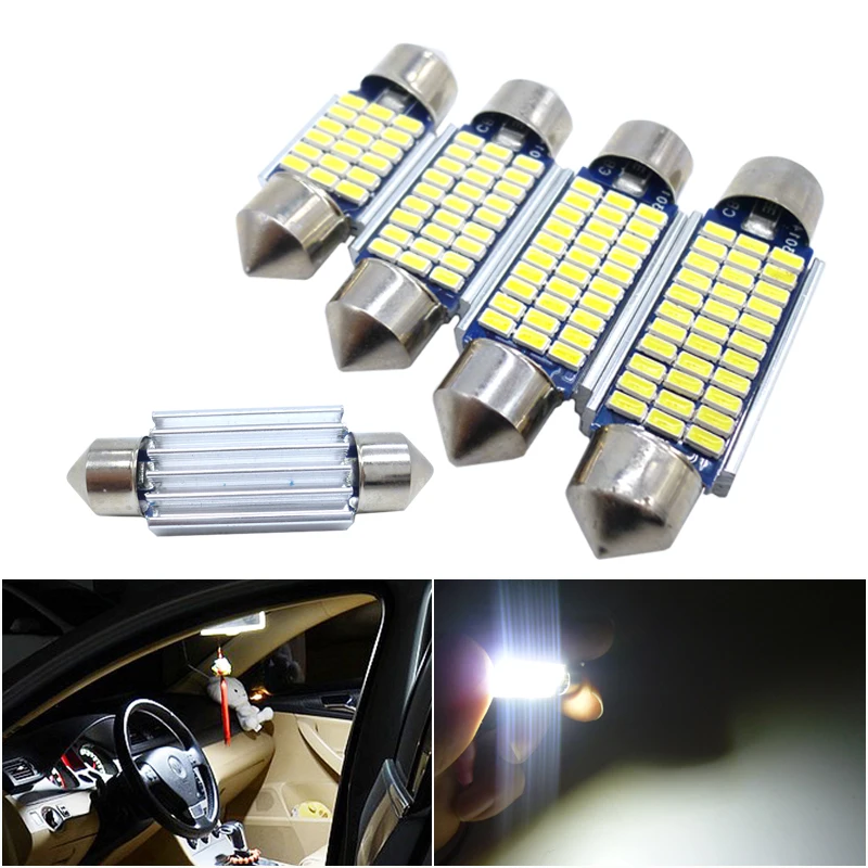 Festoon C5w Led Bulb Error Free Canbus Car Interior Lights For Volkswagen Polo Golf 5 6 7 Passat B5 B6 B7 Bora Mk5 Mk6 Tiguan