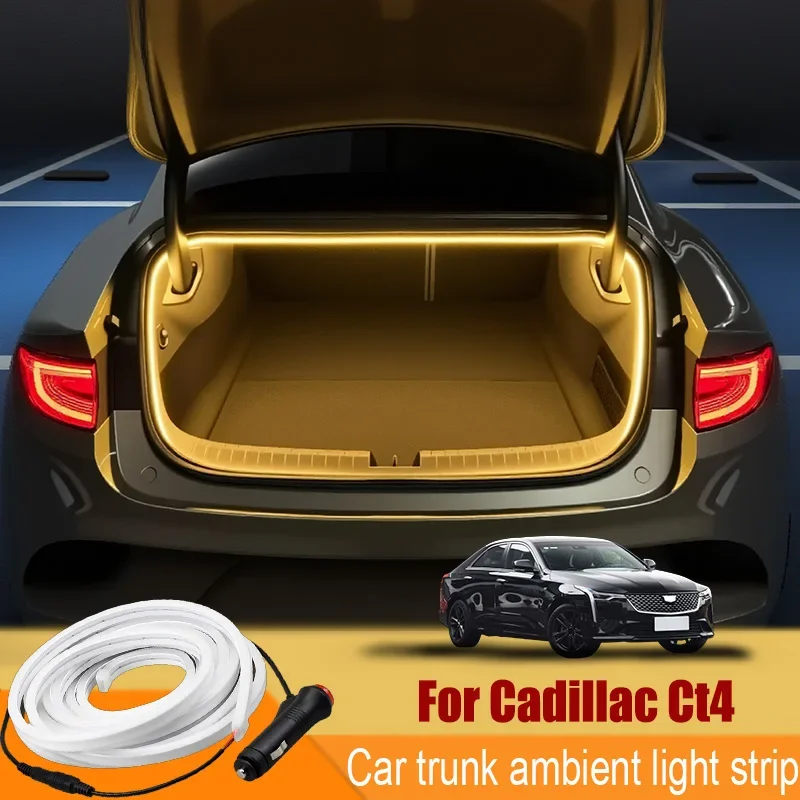 

For cadillac CT4 Automobile trunk ambient light automatic sensing car interior lighting with accessories