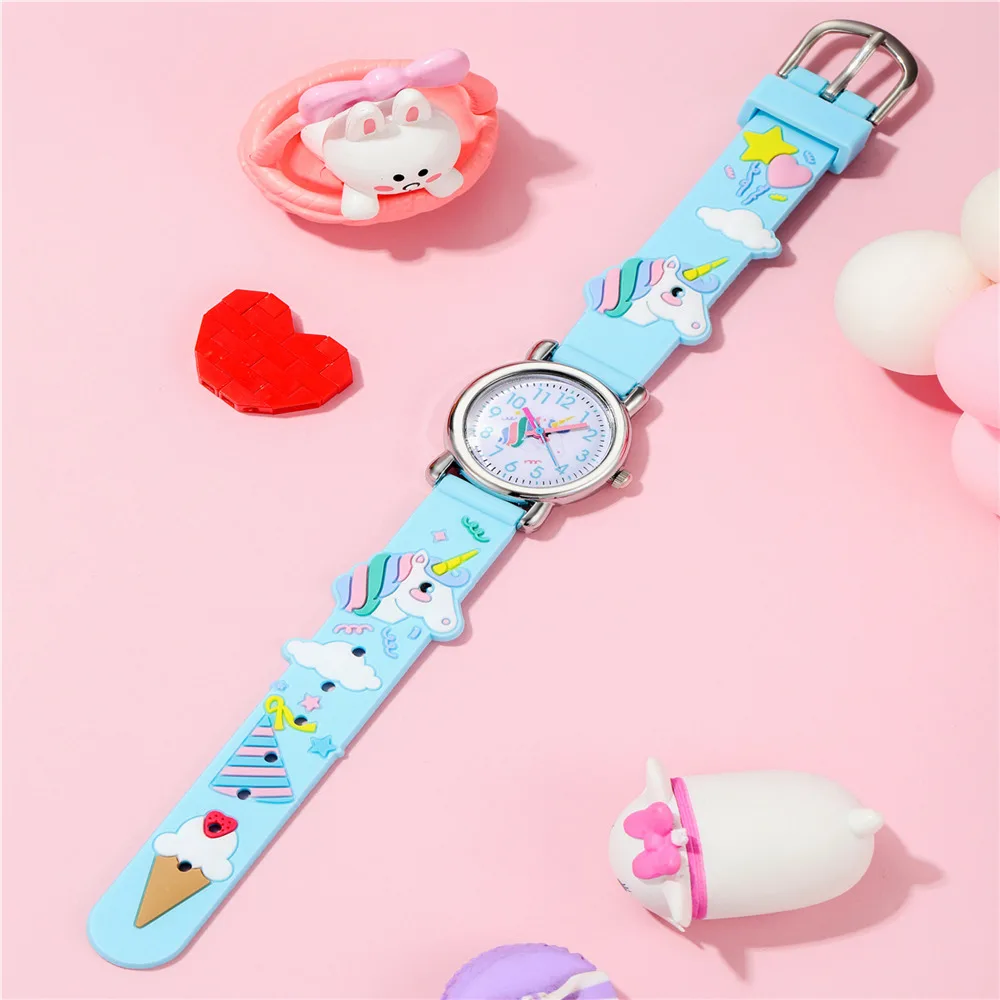 Cute unicorn quartz watch Cartoon Children\'s watch