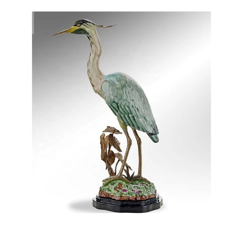 European porcelain bronze Sculpture bird ornaments creative animal classical home decoration items