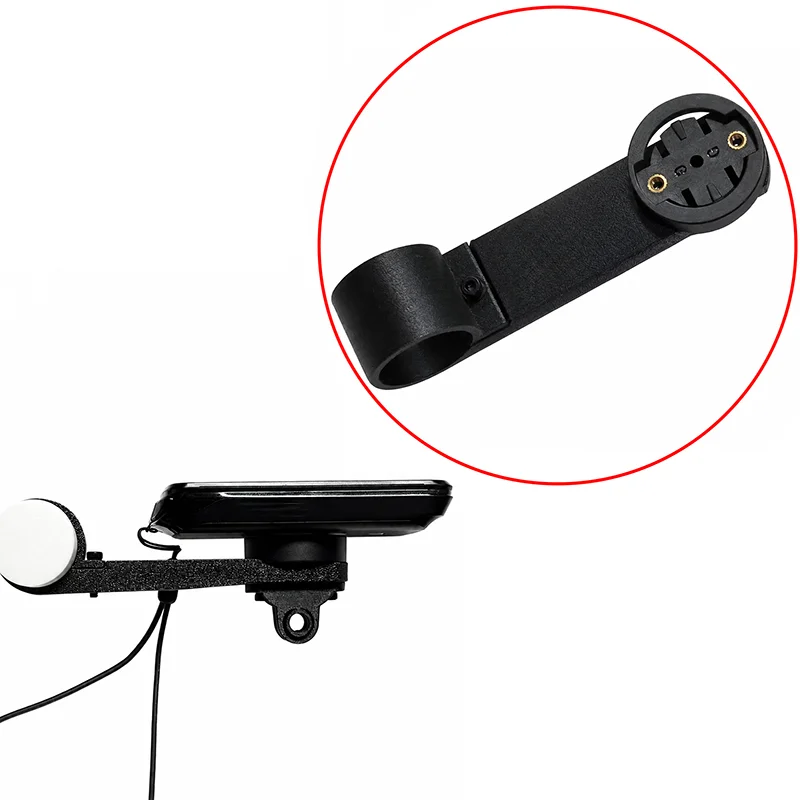 1PCS For DAHON Folding Bike Ultralight Dual Stem Computer Mount with GoPro Interface Garmin Base 25.4mm 3D Printed PETG-CF Parts