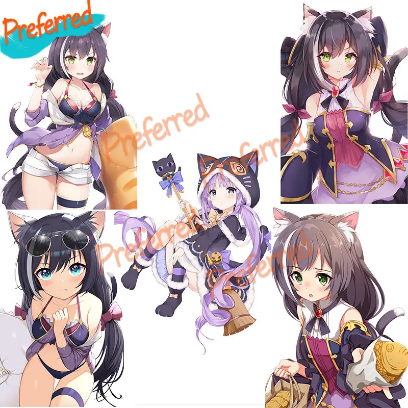 Pretty Decal Princess Connect! Car Sticker Car Bike Motorcycle Removable Truck Boat Surf Camping Laptop Toolbox Vinyl Decal