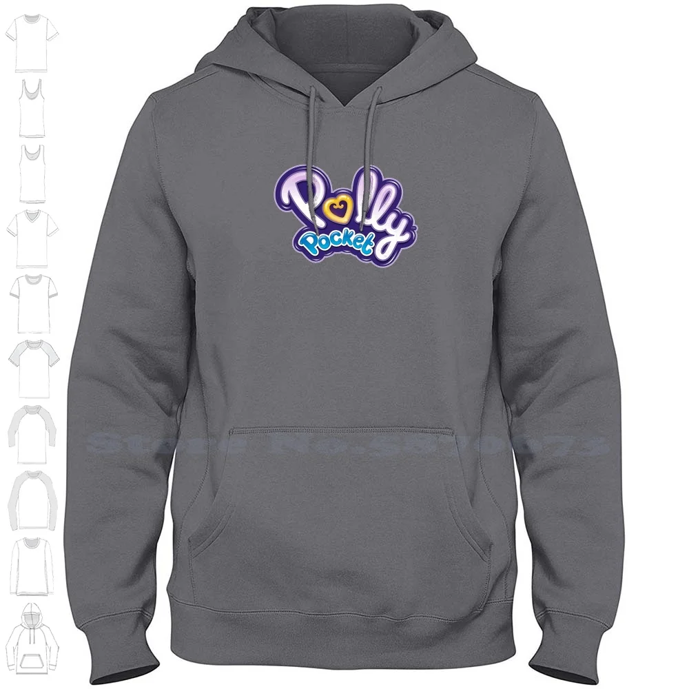 Polly Pocket Logo High-quality Hoodie 100% Cotton Sweatshirt