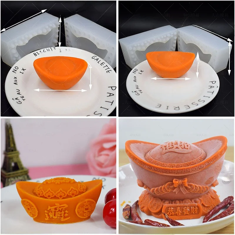 

Chongqing Spicy Hot Pot Base Material Chinese Sle Gold Mouse Silicone Baking Cartoon Mold Kitchen Cooking Utensils