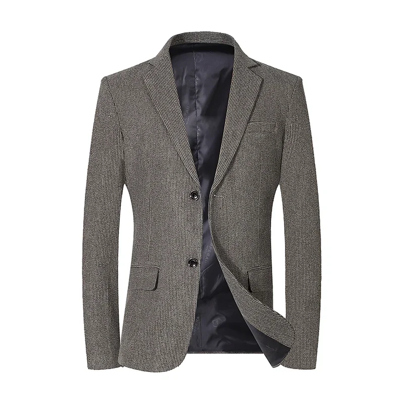 

High quality British style casual business elite party work gentleman slim suit jacket