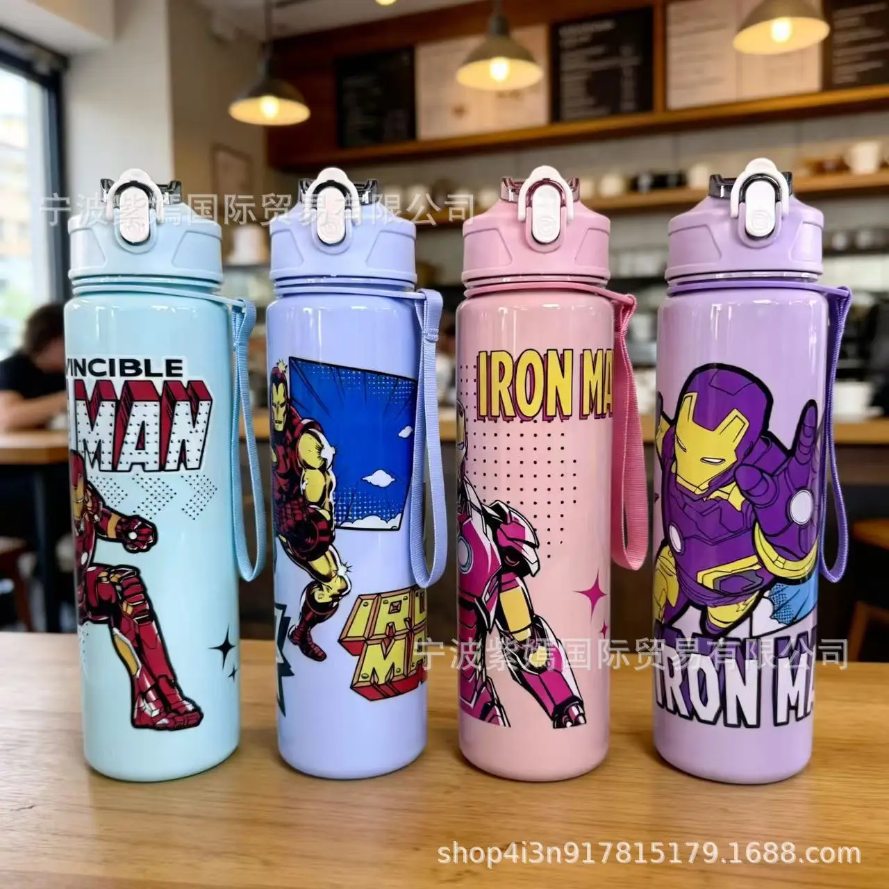 

Marvel Stylish Cartoon Kids Water Cup with Handle High Beauty Value Portable Plastic Cup Adorable Straw Cup 750ml
