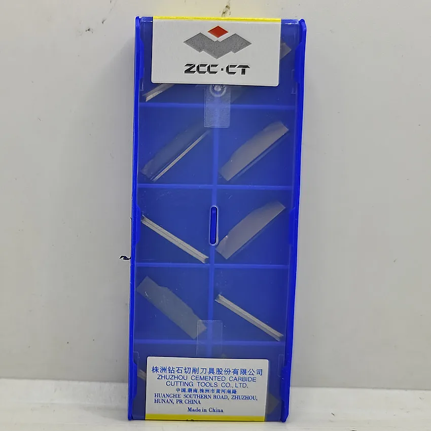 

ZPES02502-MG YBG202/ZPES02502-MG YBG302 ZPES02502-MG ZCC.CT CNC blade carbide inserts turning tools Cut slot inserts 10pcs/box