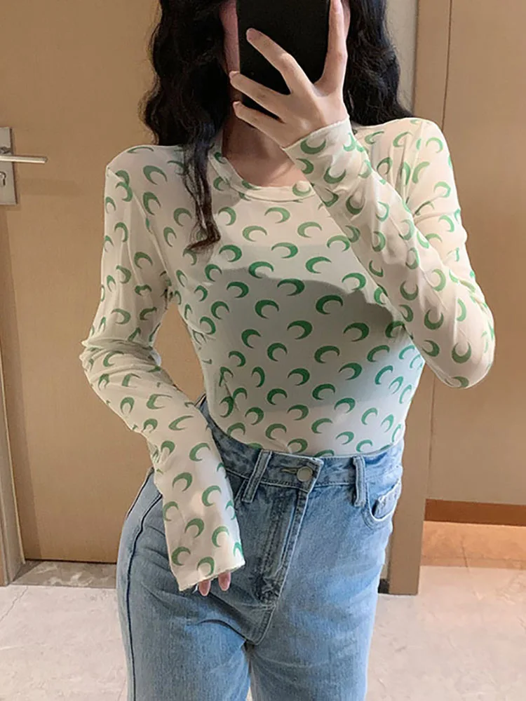 Printemps été femmes glace soie t-shirts décontracté rond Ne dames Faion confortable respirant matériau doux Dres