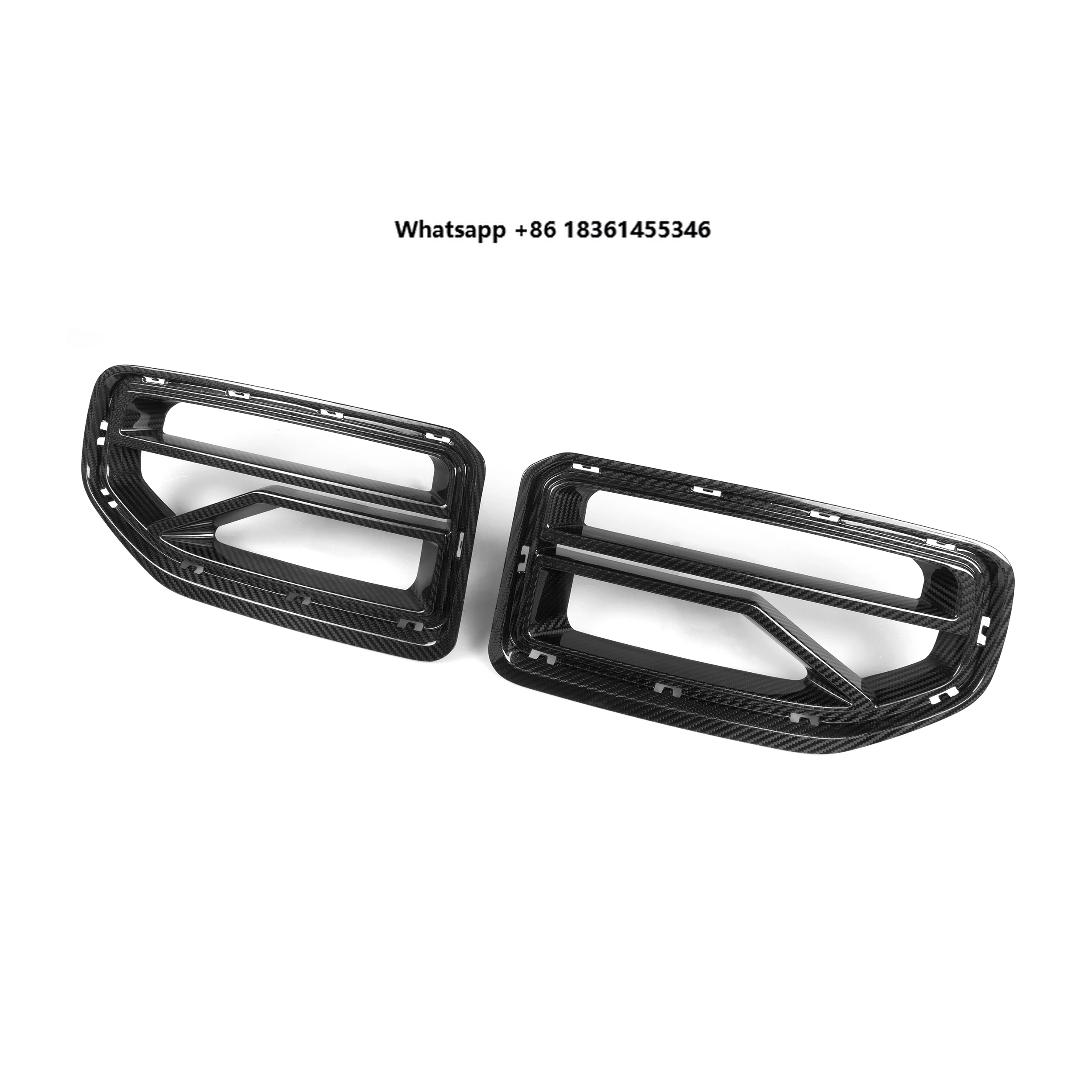 

Dry Carbon Fiber M2 G87 Front Grill SQ-V Style Dry Carbon Fiber Auto Part for M2 G87 2-Door 2023-In M2 G87 Grill