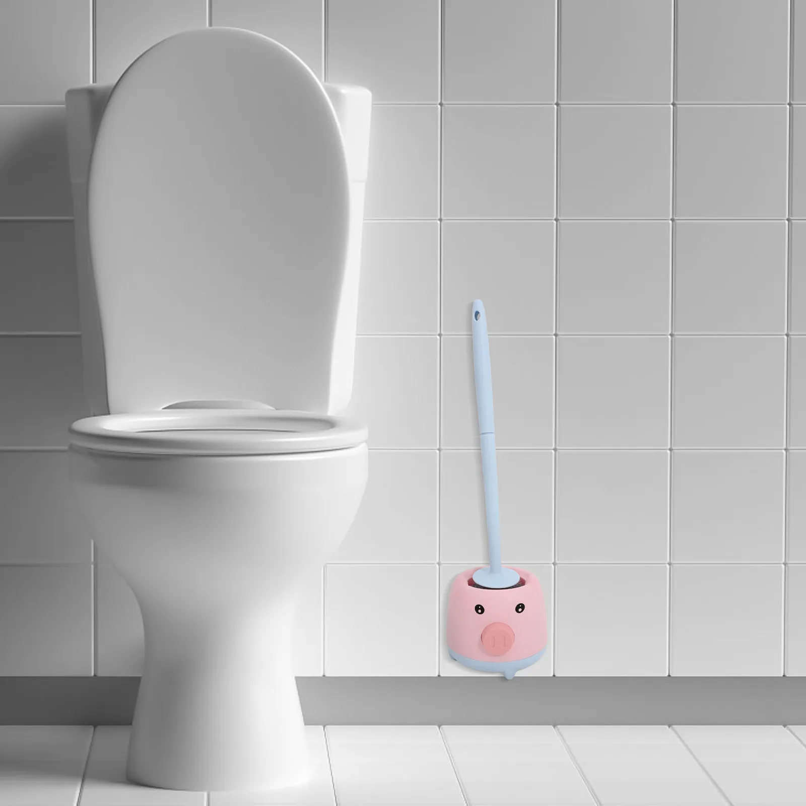 

1Set Durable Toilet Brush Set Long Handle Bathroom Cleaning Tool Practical for Home Use Toilet Brush Bathroom Cleaning Supply