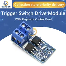 5 pz 15A 400W MOS FET Trigger Switch modulo di azionamento PWM pannello di controllo del regolatore per arduino DC 5V 12V 36V