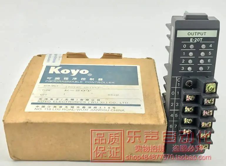 E-20T 100VAC Original Authentic Japanese Guangyang (made In Wuxi) Programmable Controller Spot Brand New.