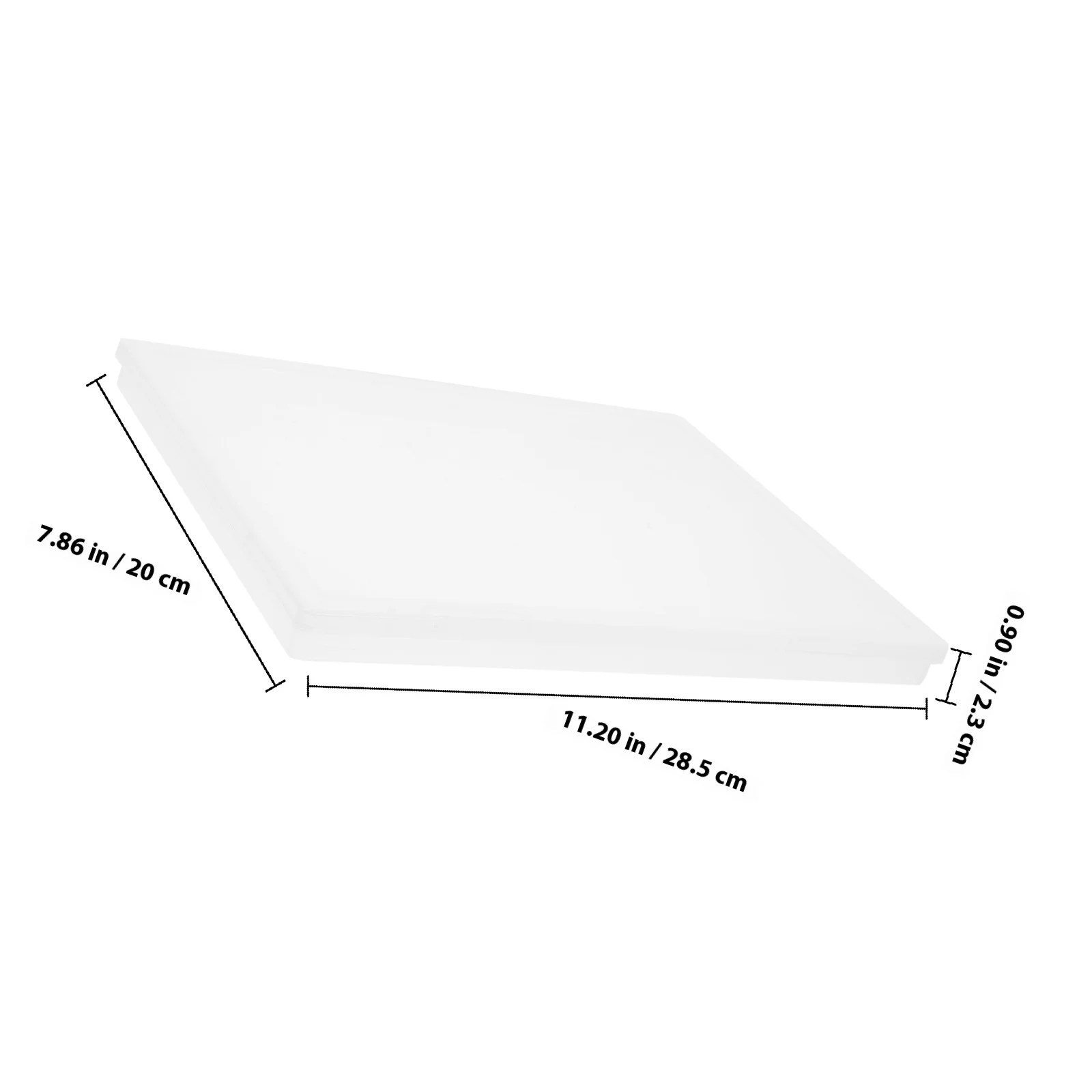 Clear File Box Plastic PP Paper Organizer Portable Document Storage Case for Office Home Use Document Holder