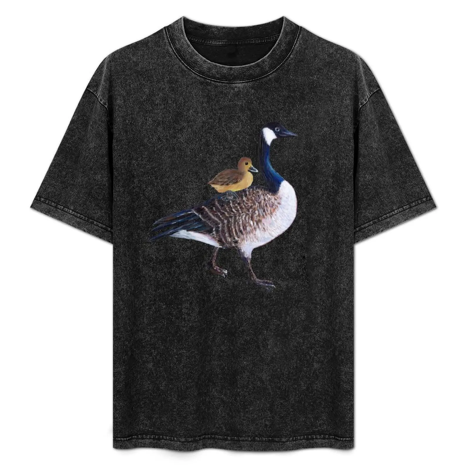 

Mama Goose and Baby Goose T-Shirt customs tops mens shirts graphic tee