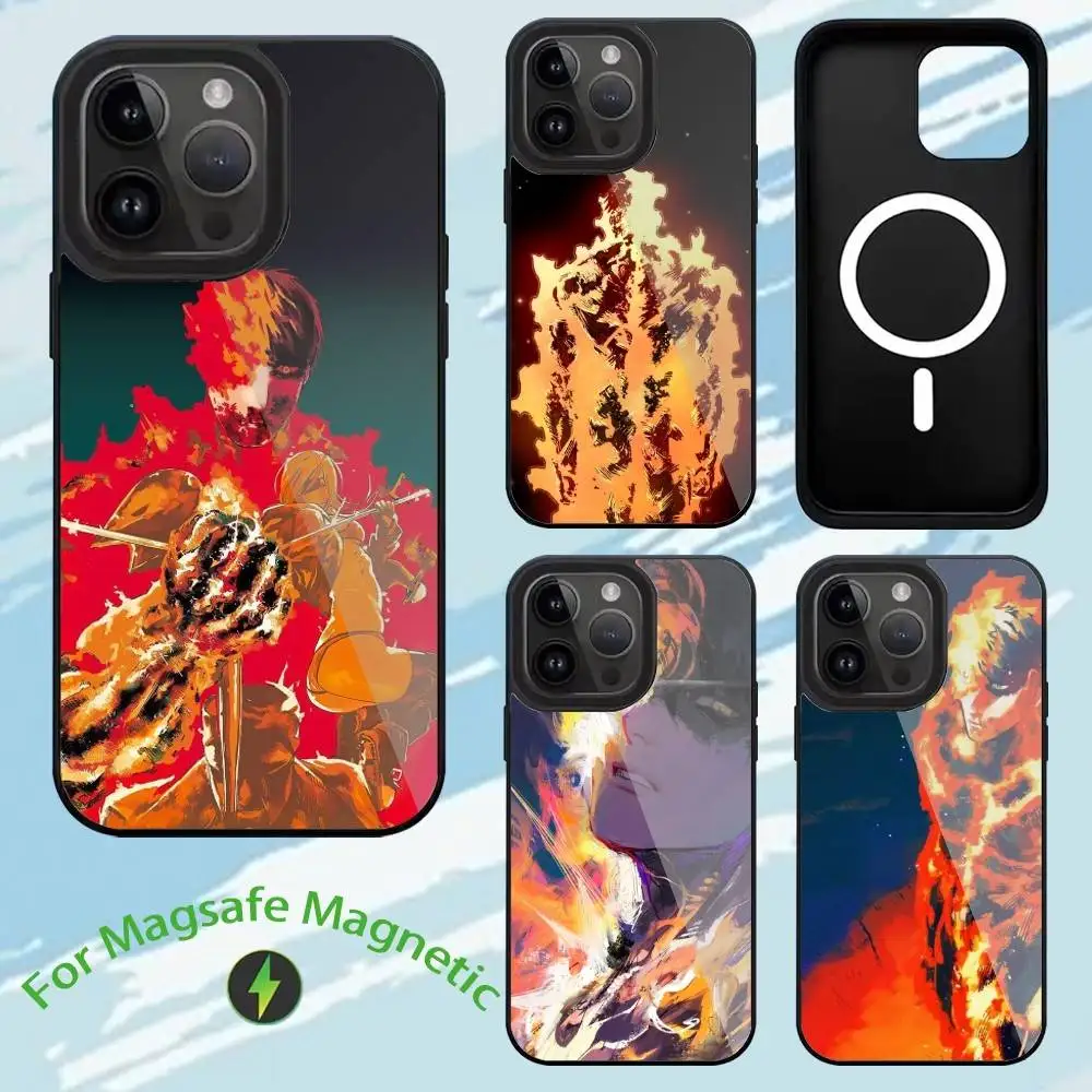 

Fire Punch Phone Case For iPhone 17,16,15,14,13,12,11,Plus,Pro,Max Magsafe Magnetic Wireless Charging