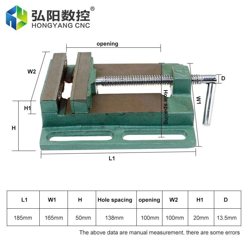 Schraubstock aus Gusseisen Schraubstock 100mm Bohrmaschine Schraubstock Mini Werkbank Spannfutter Multi-Tool manuelle Klemm bank Bohr befestigung