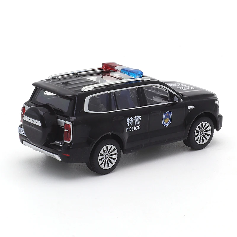 XCARTOYS 1/64 Tank 500 Sport Edition - Special Police Car Alloy Motor Vehicle Diecast Metal Model Kids Xmas Gift Toys for Boys