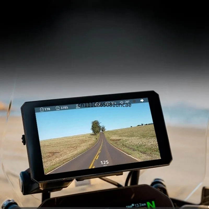 Waterproof Motorcycle Touch Screen Wireless CarPlay GPS Navigation DVR Dash Cam