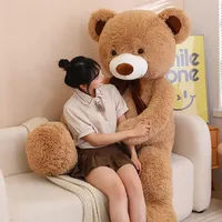 5 Colors Creative Big Size Bear Plush Toy Giant Stuffed Animals Soft Sleep Hug Pillow Baby Dolls Birthday Valentines Day Gift