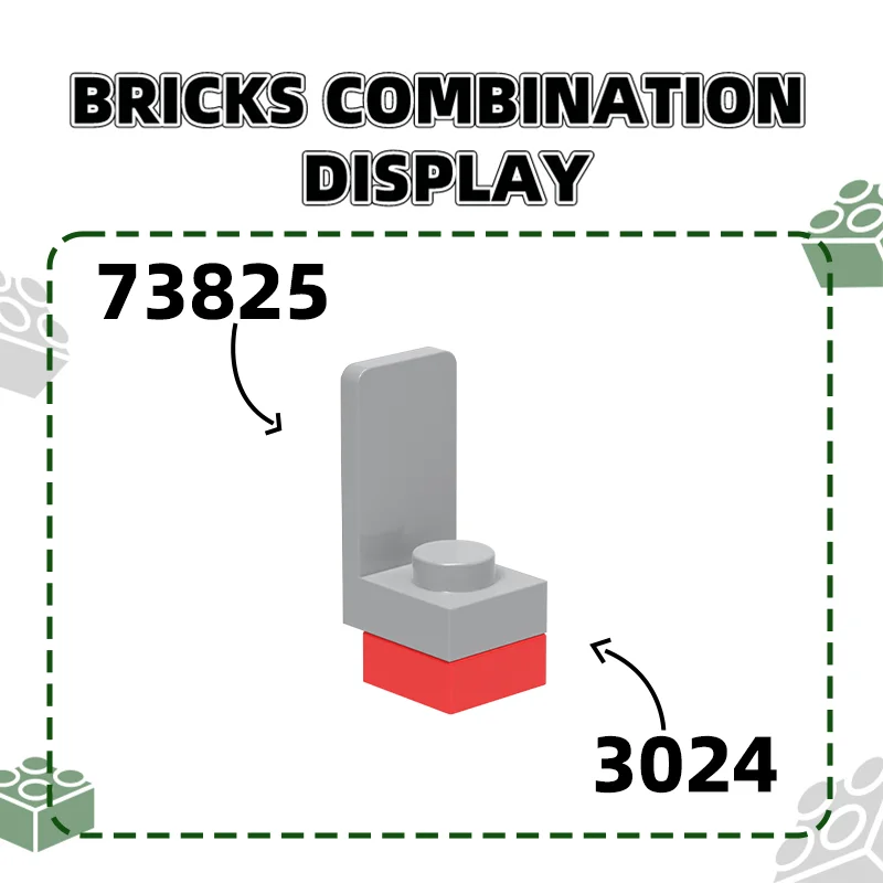 WANGE 73825 100g/253PCS Staffa 1x1-1x2 Building Blocks Moc Costruzione Compatibile Con I Mattoni Giocattoli Per Bambini Confezione Regalo moto
