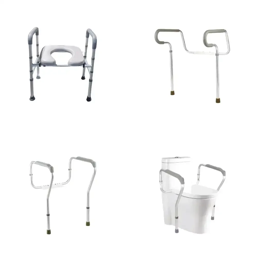 

Складное портативное кресло-туалет с функцией душа и судном для пожилых и людей с ограниченными возможностями, усиленное, для безопасности в ванной комнате