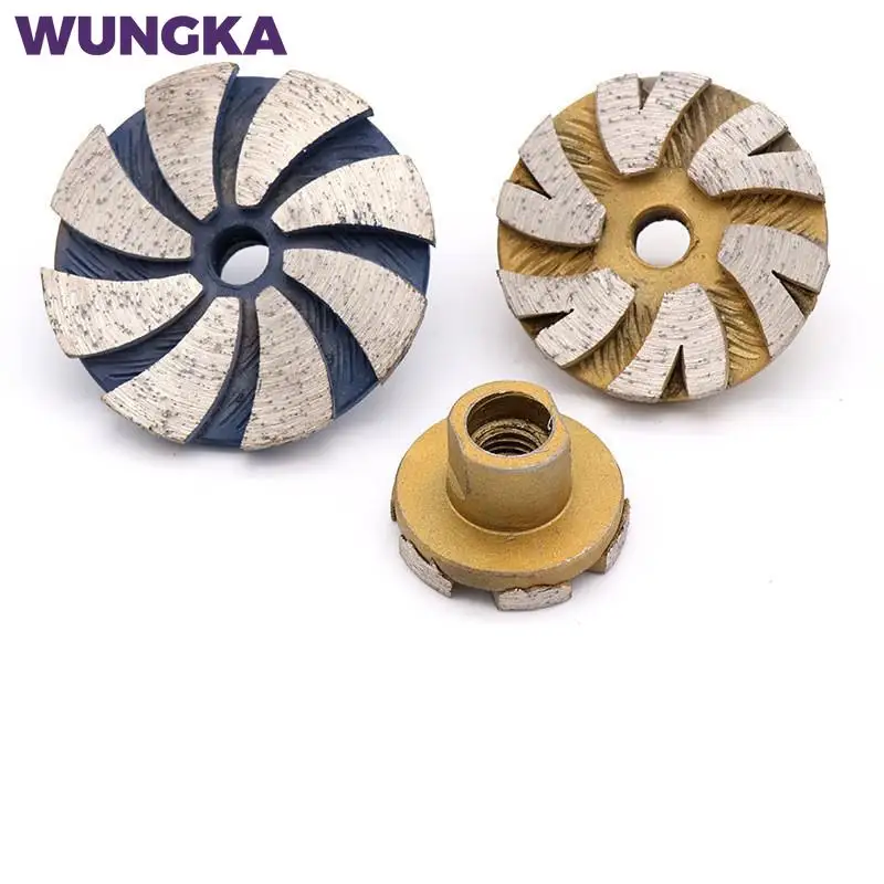 1PCS 35/50/60MM Diamond Dry Grinding Wheel Disc Bowl Shape Concrete Masonry Granite Marble Stone Angle Grinder Dedicated Tools