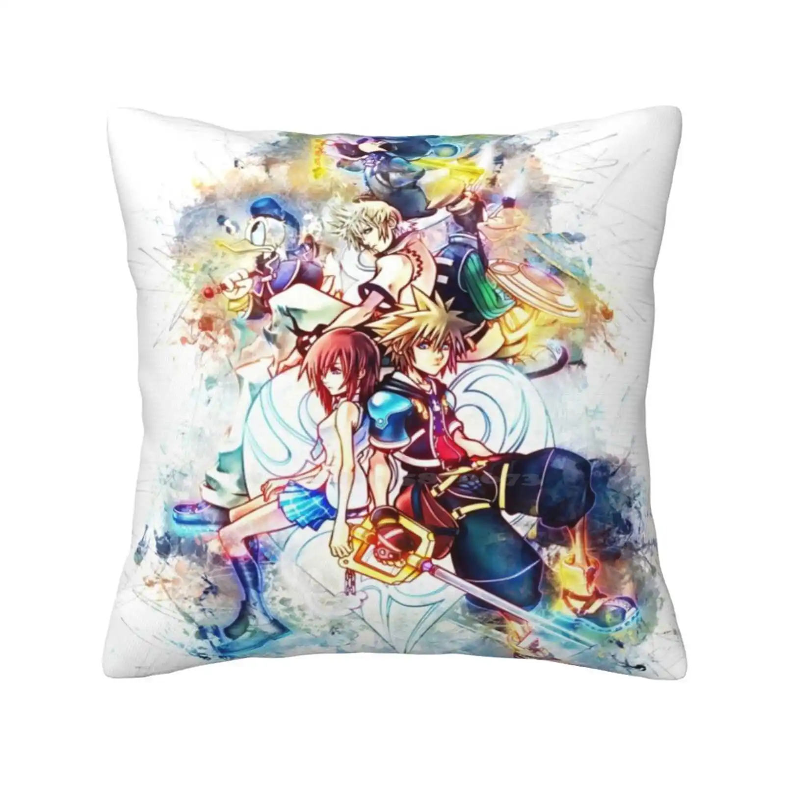 Kingdom Hearts Family Pillowslip Pillowcase Kingdomhhearts Kingdom Love Great Anime Game Comic Sora Cartoon Manga