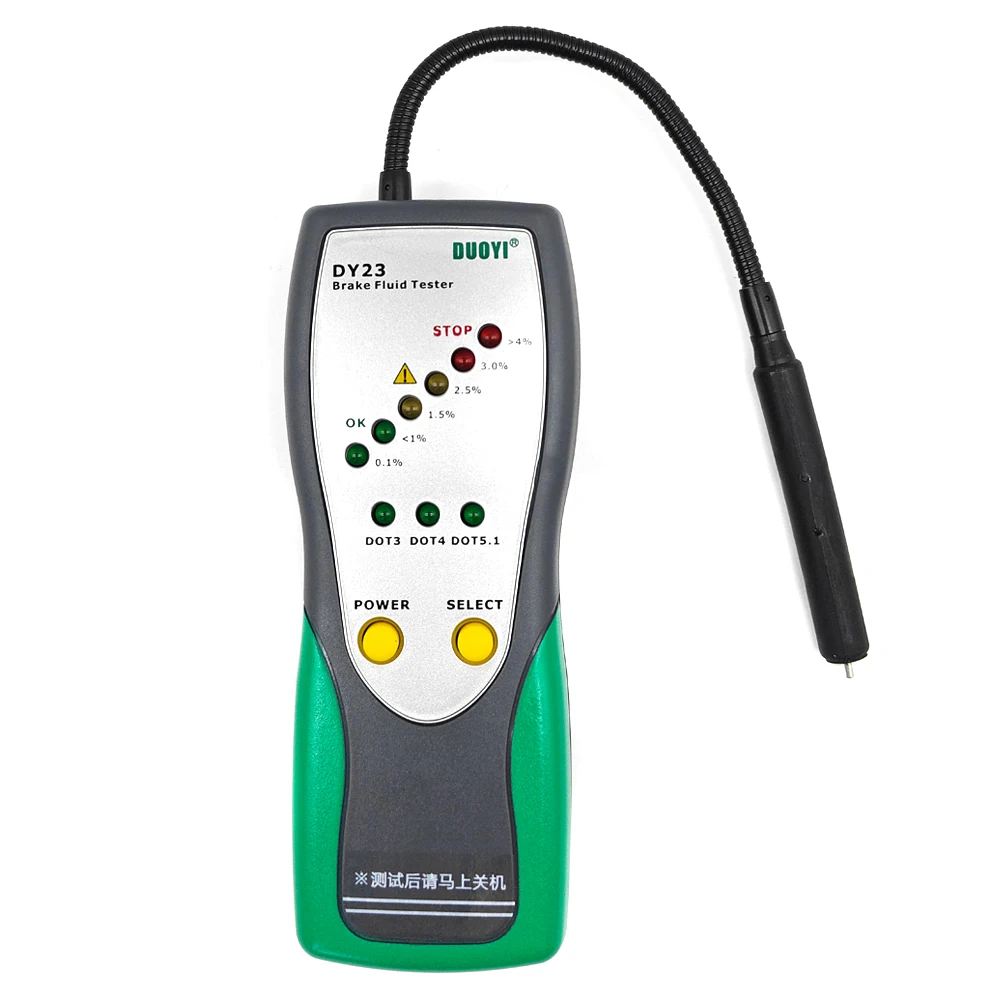 

DY23 Duoyi Automotive Brake Fluid Tester LED Indication Car Brake Oil Detector