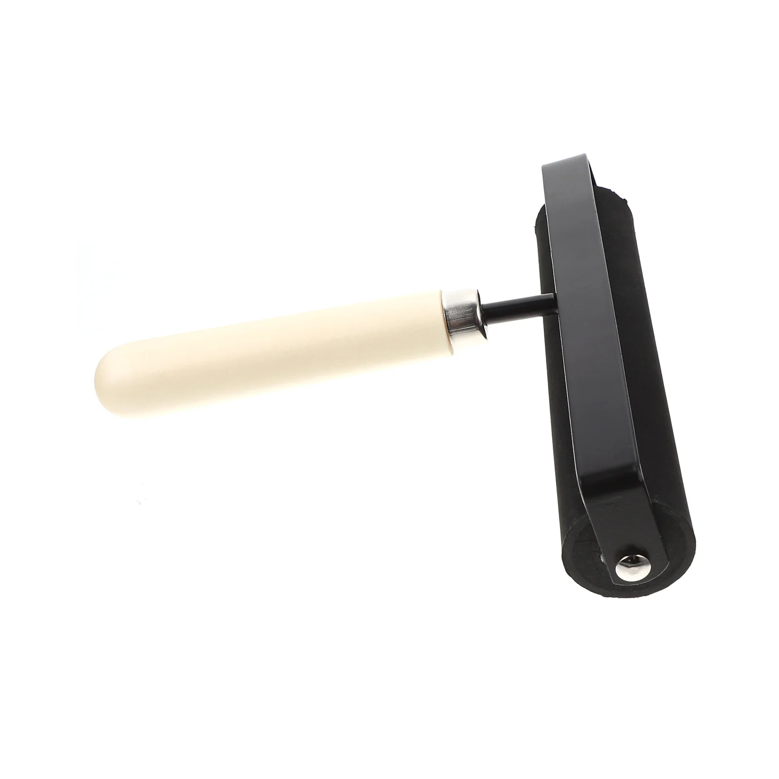 أداة طباعة أسطوانة الرسم الماسي مع مادة مطاطية من سبائك الألومنيوم الخشبية، مقبض أنسني سهل الاستخدام لفرك الحبر #2