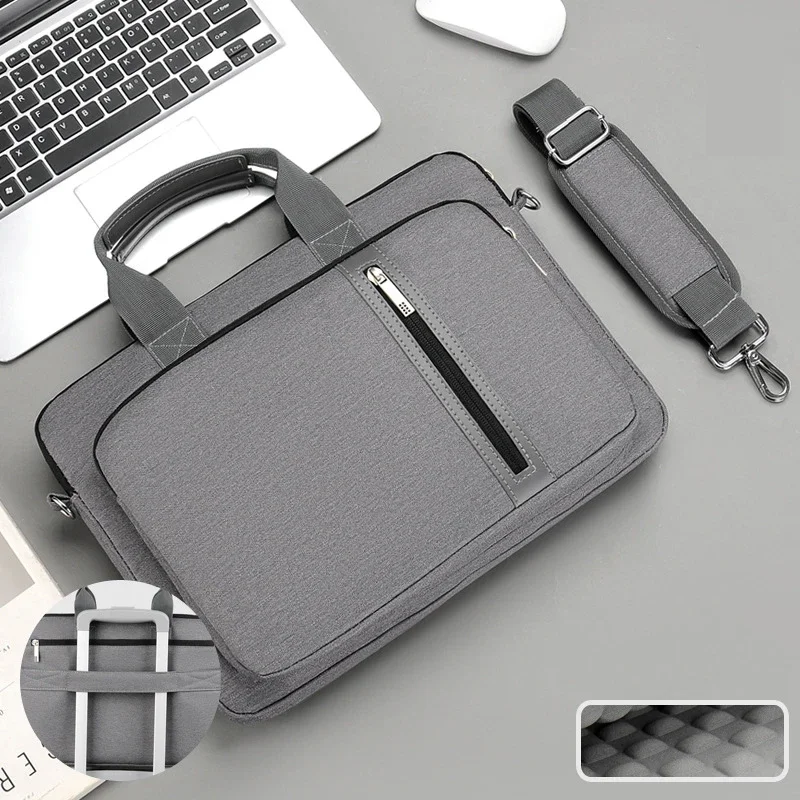 Laptop Bag for MacBook Air Pro 13 16 Redmi Lenovo 13.3 14 15.6 17.3 inch case portable shockproof shoulder bag handbag briefcase