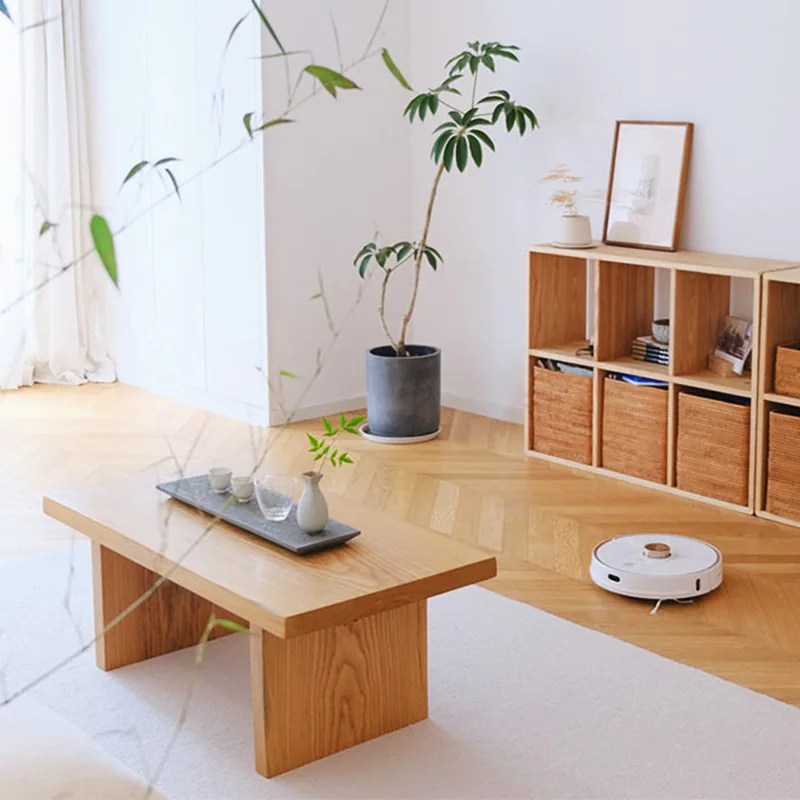 Japanese-style Tatami Coffee Tables Simple Home Living Room Solid Wood Coffee Tables Small Household Furniture ChaJi JT40C