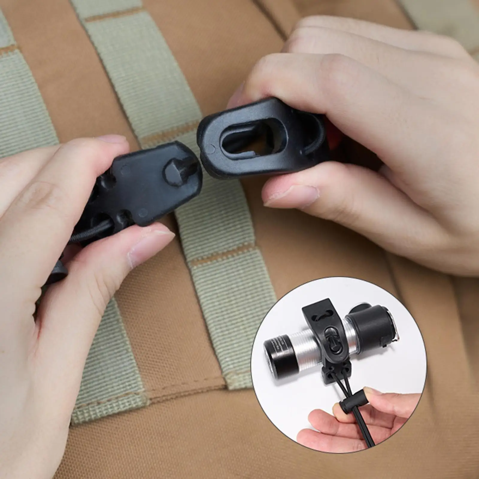 Uitrustinghouder Clip Rugzakaccessoire voor backpacken Wandelen buiten