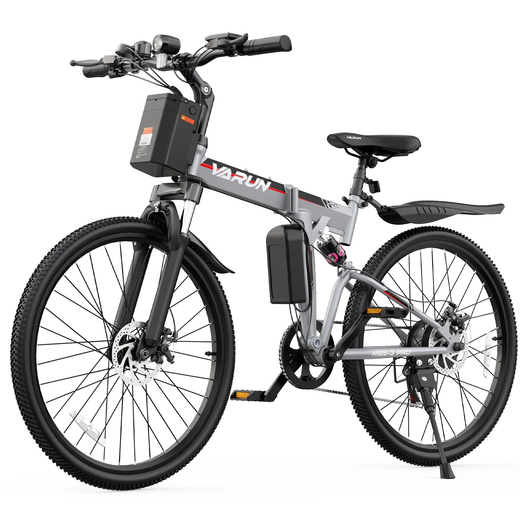 VARUN M26-3 Pro Adult Electric Bike, 750W Peak Power Electric Road Bicycle, 48V 7.8Ah Battery, 26" MTB Mountain Ebike, 20MPH image 4