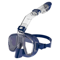 Latest Multifunctional Snorkel Mask Dry Top Foldable Diving Mask Set Anti-Fog 180 Degree Panoramic View HD with Camera Mount