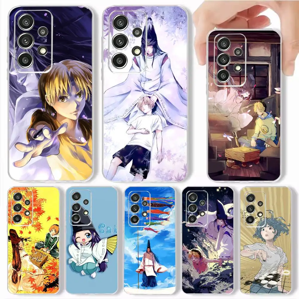 Classic anime H-Hikaru no Go Phone Case Soft Transparent Case For Samsung S25,S24,S21,S23,S22,S30,Plus,S20,Ultra