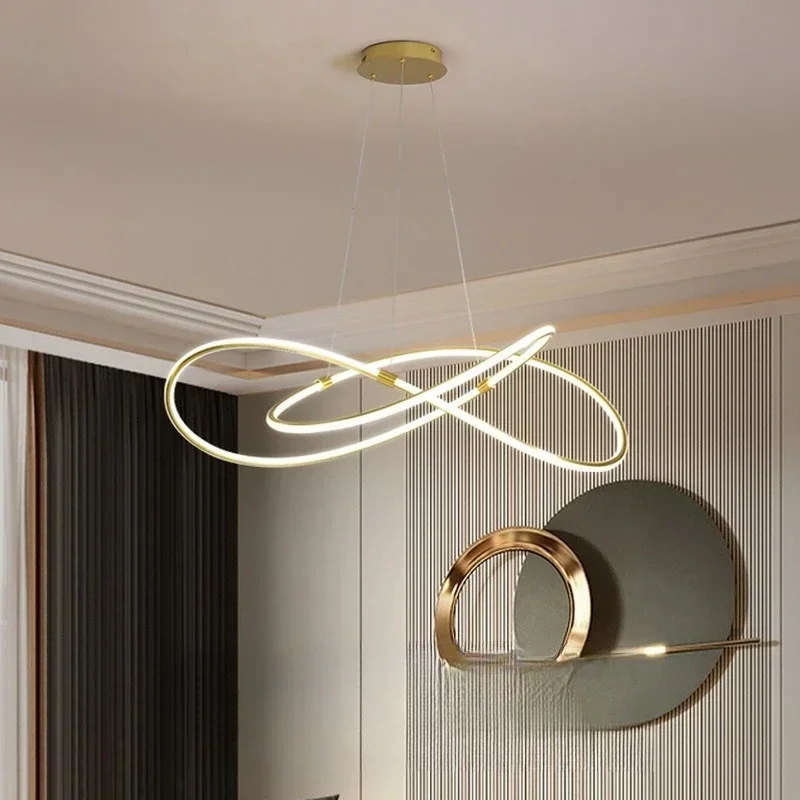 new minimalist chandelier modern minimalist dining room lighting atmospheric light luxury Nordic