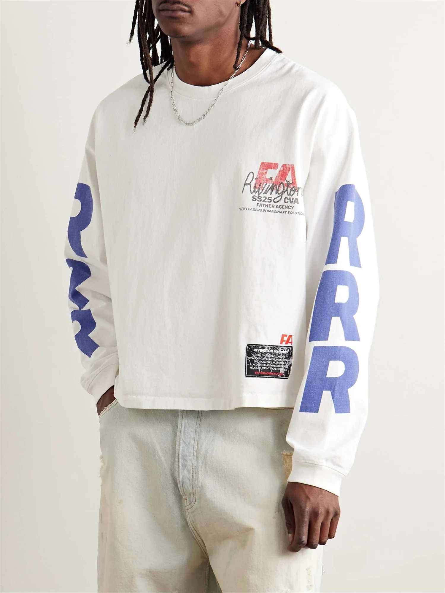 123 RRR Vintage Street Brand Fashion Print High Quality Cotton Casual Loose Long Sleeve Sweatshirt Pullover Hoodies For Men