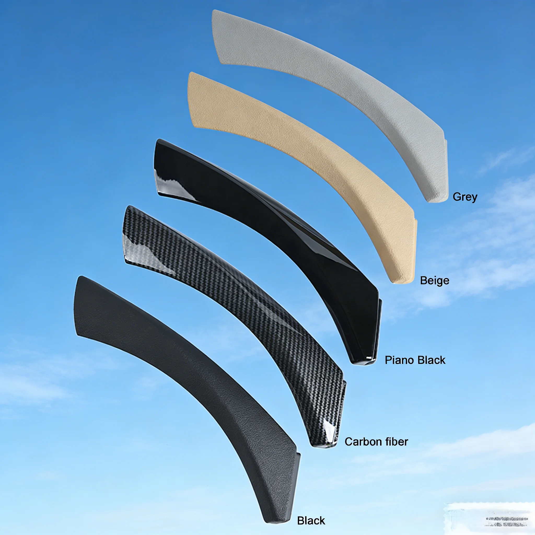 Car Inner Handle Interior Door Panel Pull Trim Cover Gray Beige Black Left Right for BMW 3 series E90 E91 316 318 320 325 328
