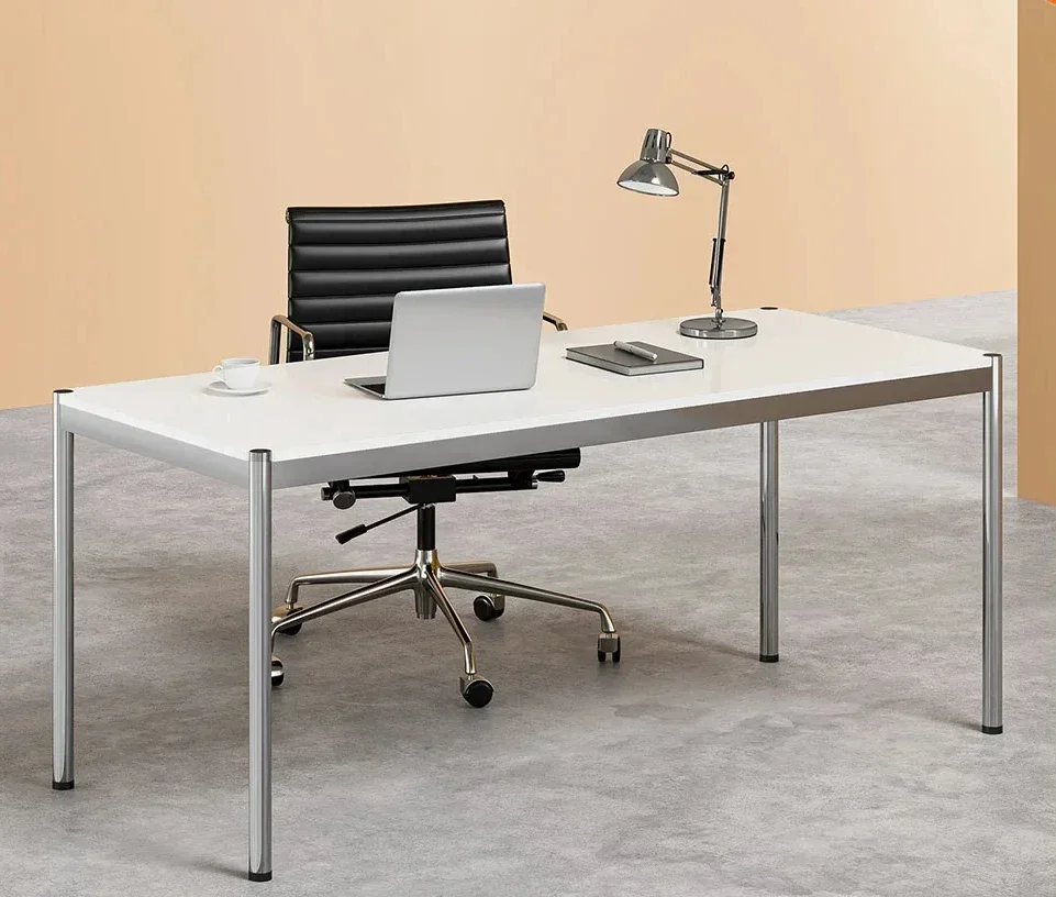 escritorio ordenador  oficina en casa, escritorio  estilo Simple moderno para estudio, escritorio de escritura para estudiantes