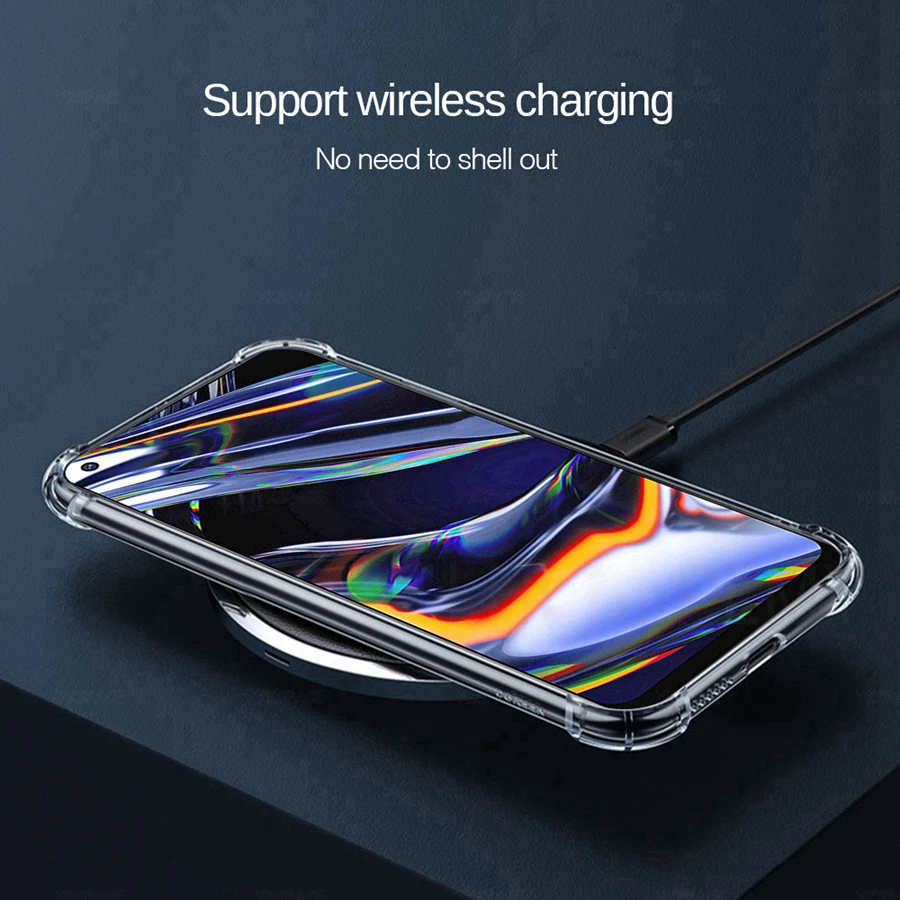 حافظة من السيليكون الشفاف المقاوم للصدمات لهاتف OPPO Find X 2 3 5 6 7 X2 X3 X5 X6 Pro Neo Lite X7 Ultra Soft غطاء حماية خلفي من البولي يوريثان