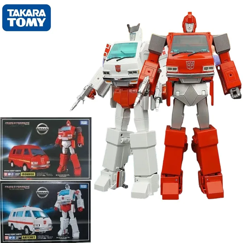

TAKARA TOMY Transformation MP27 MP-27 Ironhide MP-30 MP30 Ratchet Figure VERSION Masterpiece Action Figure Toys ornament gifts