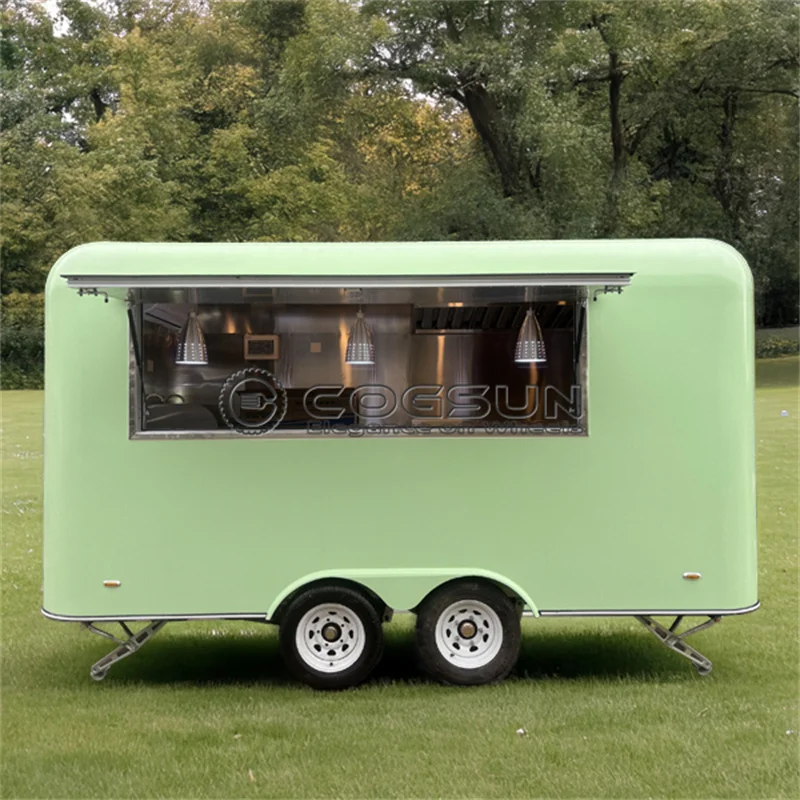 

COGSUN Best Selling Mobile Bar Station BBQ Pizza Trucks Food Cart Coffee Trailer Food Truck Mobile Kitchen