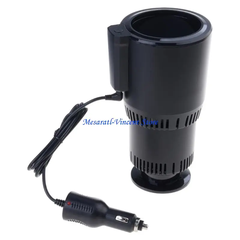 A70F 12V Car Drink Warmer And Coolers Car Refrigerator For Coffee Drink And Water