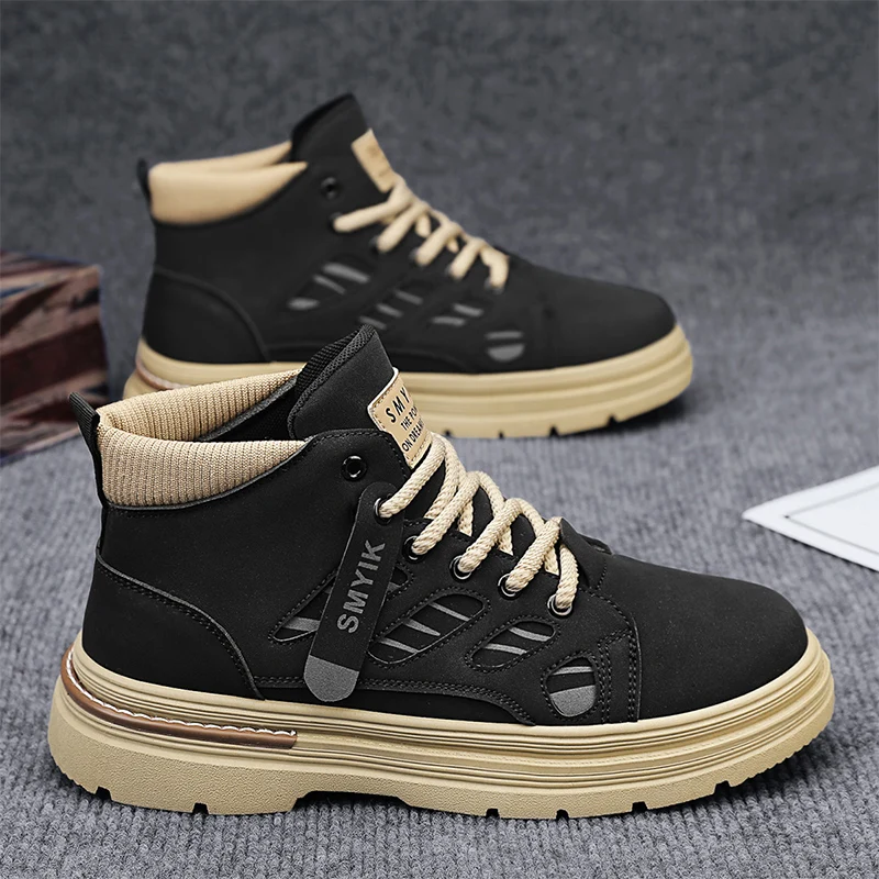 

Мужская обувь на все сезоны, спорт, отдых, модная, модная рабочая обувь, удобная, легкая, износостойкая, нескользящая, модная и удобная модная обувь