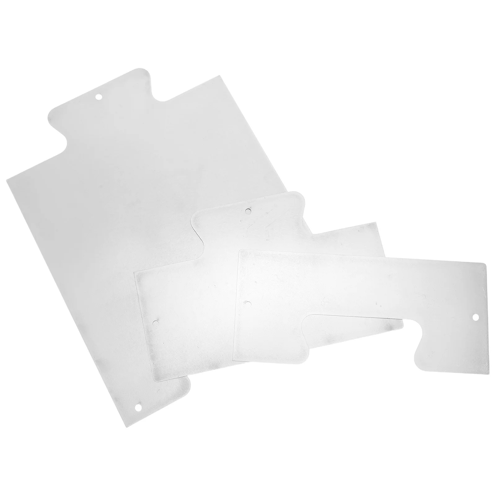 

1Set Stainless Steel Door Kick Plate Heavy Duty Scratch Resistant Protection for Interior Exterior Doors Satin Finish